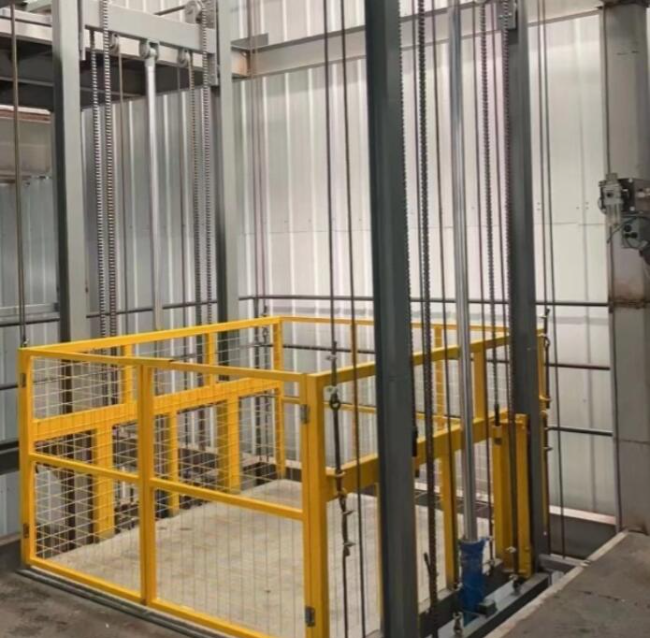 景县导轨式升降机一般加工周期